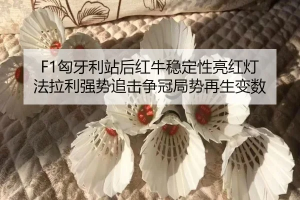 F1匈牙利站后红牛稳定性亮红灯 法拉利强势追击争冠局势再生变数